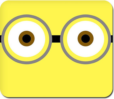 

Blackbora Minion Big Eyes Mousepad(Multicolor)
