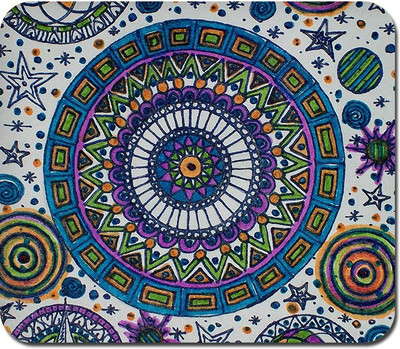 

Blackbora Abstract Colorful Mousepad(Multicolor)