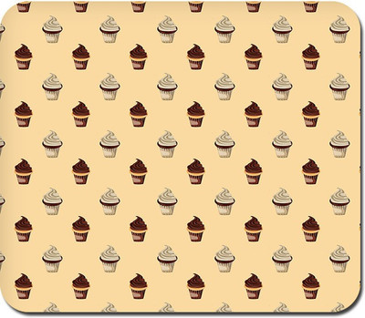

Blackbora Cream Cupcakes Mousepad(Multicolor)
