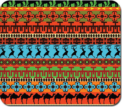 

Blackbora Colorful Village Mousepad(Multicolor)