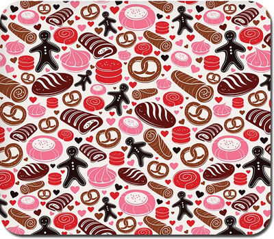 

Blackbora Bakery Love Mousepad(Multicolor)
