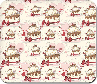 

Blackbora Cherry Cake Mousepad(Multicolor)