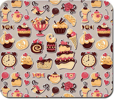 

Blackbora Time for Some Ice Cream Mousepad(Multicolor)