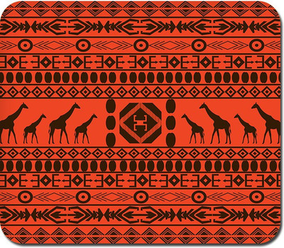 

Blackbora Giraffe Print Mousepad(Multicolor)