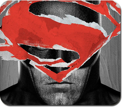 

Blackbora Batman With Superman Logo Mousepad(Multicolor)