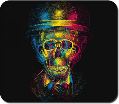 

Blackbora Skull Anaglyph Mousepad(Multicolor)