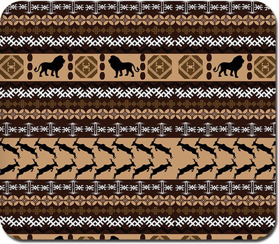 

Blackbora Tribal Lion Mousepad(Multicolor)