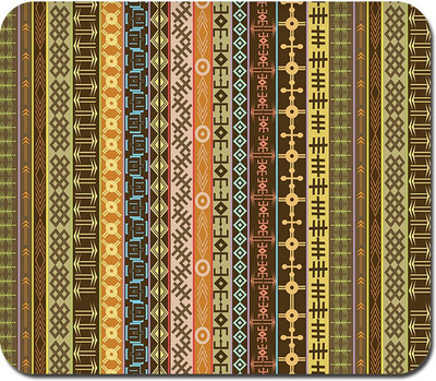 

Blackbora Primitive Strips Mousepad(Multicolor)