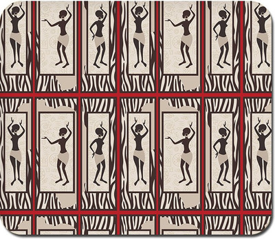 

Blackbora Tribal Dance Mousepad(Multicolor)
