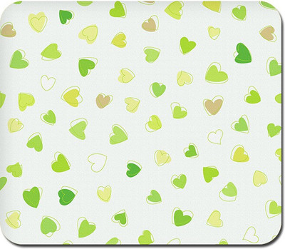 

Blackbora Watercolor Hearts Mousepad(Multicolor)