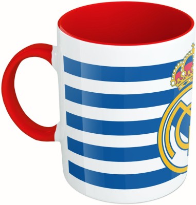 

MiiCreations Printed Two Tone Red And White Real Madrid C.F. Ceramic Mug(325 ml)