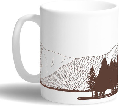 

PRINT OPERA Design Ceramic Mug(330 ml), Multicolor