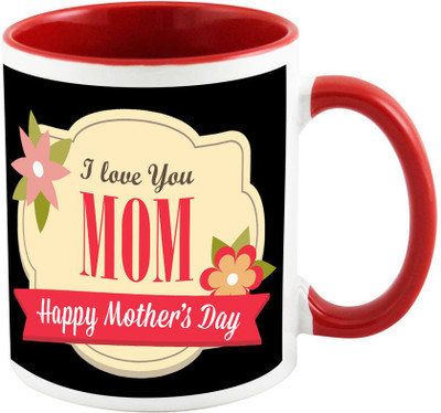 

AllUPrints You Are The Best Mom In The Galaxy Red Ceramic Mug(325 ml), Multicolor