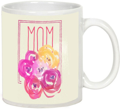 

AllUPrints Beautiful You Are the Best MOM White Ceramic Mug(325 ml), Multicolor