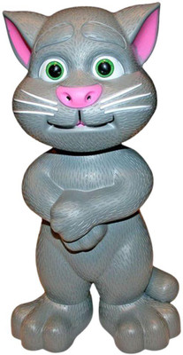 

vbenterprise Swastik Fashion Grey Plastic Musical Talking Tom Cat(Grey)