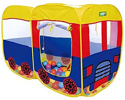 

Happy GiftMart Baby Pop Up Tent House Bus Shape 54 x 37 x 27 INCHES(Multicolor)