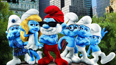 

Movie The Smurfs HD Wallpaper Background Paper Print(12 inch X 18 inch, Rolled)