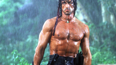 

Movie Rambo: First Blood Part II Rambo HD Wallpaper Background Paper Print(12 inch X 18 inch, Rolled)
