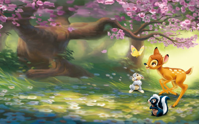 

Akhuratha Poster Movie Bambi HD Wallpaper Background Fine Art Print(12 inch X 18 inch, Rolled)