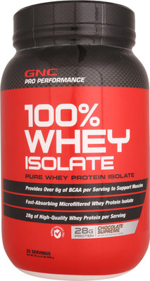 

GNC Pro Performance 100% Whey Isolate (25 servings) BCAA(909 g, Chocolate)