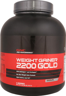 

GNC Pro Performance Weight Gainer 2200 Gold Weight Gainers/Mass Gainers(2727 g, Chocolate)
