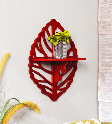 

Onlineshoppee Esquina MDF Wall Shelf(Number of Shelves - 1, Red)