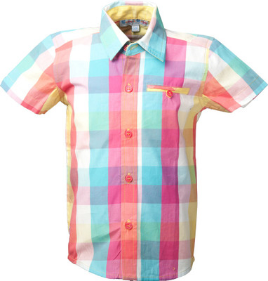 

Beanie Bugs Boys Checkered Casual Multicolor Shirt
