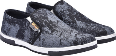 

Walk Jump casuals,party wears,outdoors,canvas shoes,printed Slip On Sneakers For Men(Multicolor, Black