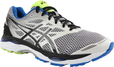 

Asics Gel-Cumulus 18 Running Shoes For Men(White, White::black::electric blue