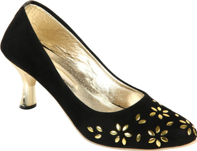 

Trendy Feet Party Wear For Women(Black