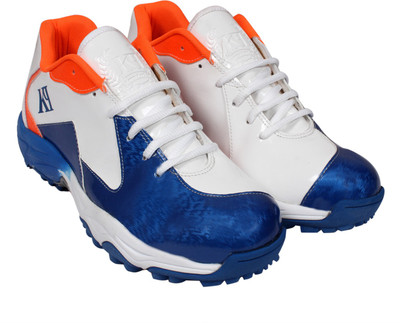 

Kerry Parker Steyn Cricket Shoes For Men(White, Blue, White_93