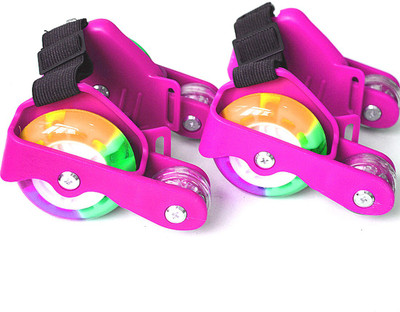 

skatik Skate Roller Wheel Quad Roller Skates - Size 12-16 UK(Pink)
