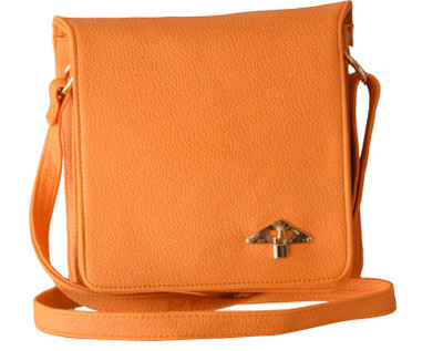 

5elementz Girls Formal Orange PU Sling Bag