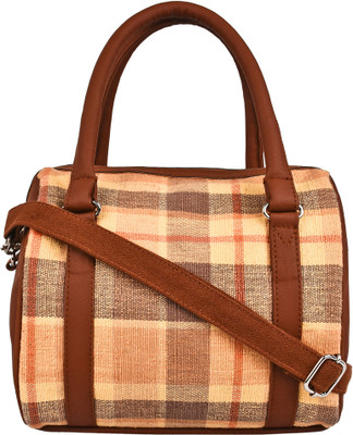 

Anekaant Women Casual Beige, Brown Cotton Sling Bag