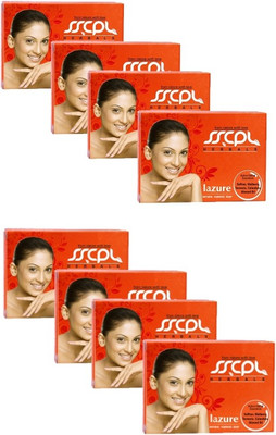 

SSCPL Herbals Lazure Natural Fairness Soap(800 g, Pack of 8)