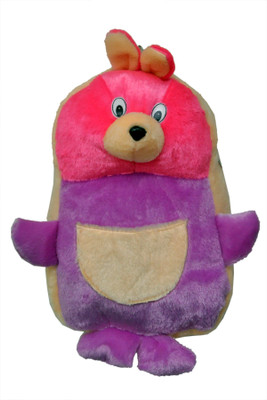 

NoVowels Cute Rabbit Plush Soft Toy Backpack for Kids - 40 cm(Purple)