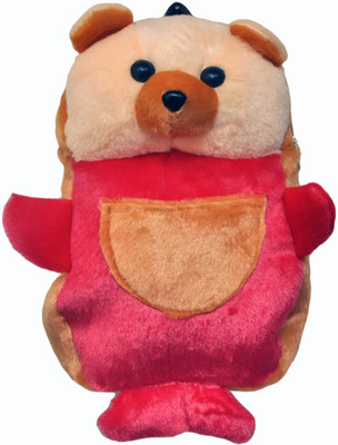 

NoVowels Cute Bear Plush Soft Toy Backpack for Kids - 40 cm(Pink)