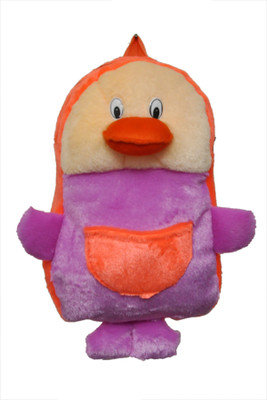 

NoVowels Cute Duck Plush Soft Toy Backpack bag for Kids - 40 cm(Purple)