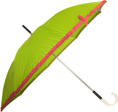 

Sun Brand Chick Green Long Frill Umbrella Umbrella(Green, Red)