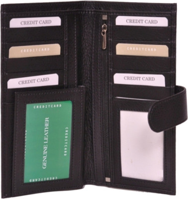 

Southpole Fashions Women Black Artificial Leather Card Holder(14 Card Slots)