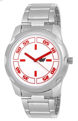 Abrexo Abx-3038-SLV-WHT Fastracx Bare Basic Series Watch  - For Men   Watches  (Abrexo)