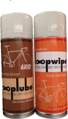 

looplube - DRY Type Bicycle Chain Combo - Cleaner cum DRY Lube (125ml - Pack of 2) Bicycle Lubricant(125 ml)