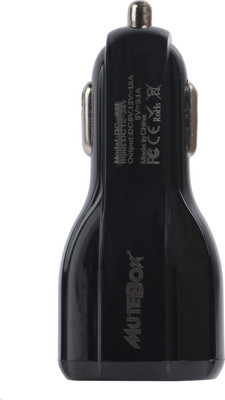 

MUTEBOX 3.1 amp Turbo Car Charger(Black)
