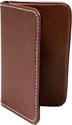 

Stealodeal |Pack of 5|Brown Light Weighted Leather 20 Card Holder(Set of 5, Brown)
