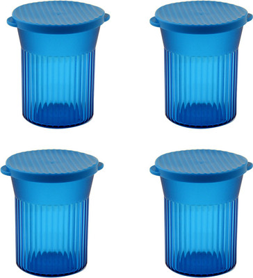 

Tupperware Family MatRound - 200 ml, 200 ml, 200 ml, 200 ml Plastic Grocery Container(Pack of 4, Blue)