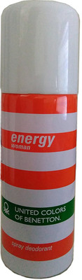 

Benetton Energy Deodorant Spray - For Women(150 ml)