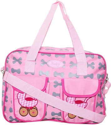 

Baby Bucket Baby Diaper Changing Mother bag Backpack Diaper Bag(Pink)