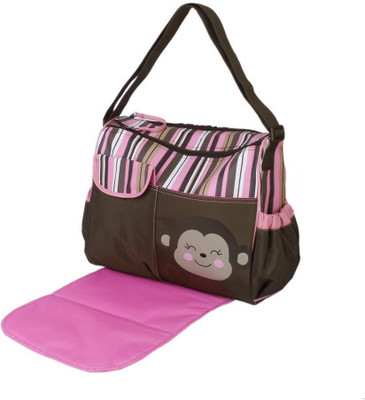 

Baby Bucket Baby Diaper Nappy Changing Baby Bag Backpack Diaper Bag(Pink)