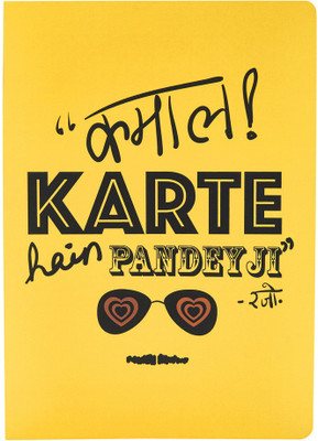

LOOK WHAT HAPPENED A5 Diary(Look What happened PANDEYJI Diary, Multicolor)