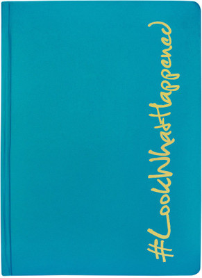 

LOOK WHAT HAPPENED A5 Diary(Look What happened #LWH - GLAMOUR GREEN Diary, Blue)